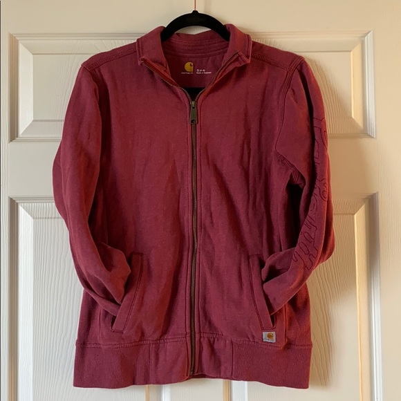 Carhartt Jackets & Blazers - Carhartt Woman’s Pink Zip Up Jacket
